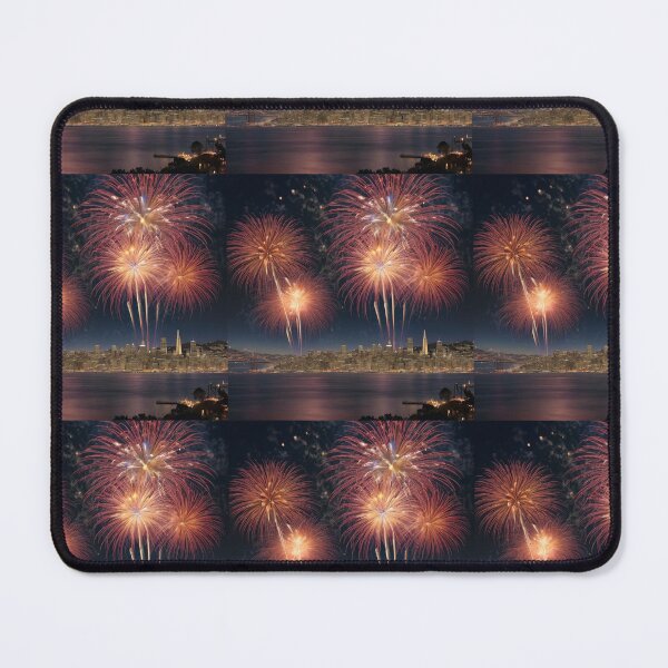 Item preview, Fireworks Above San Francisco  designed and sold by Burkae.