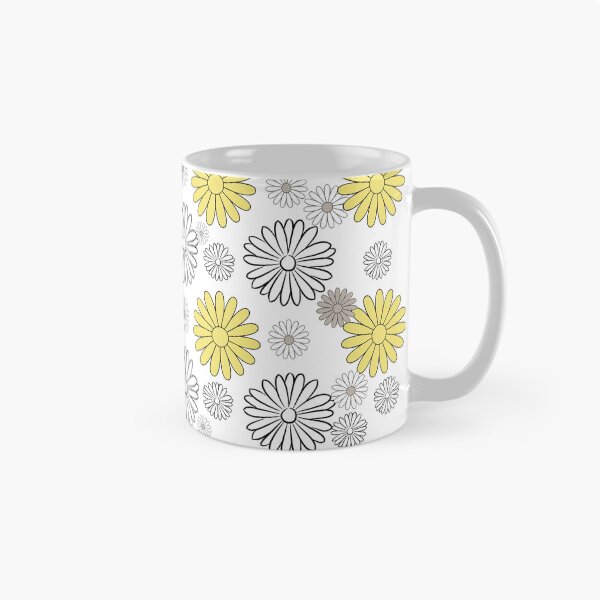 Item preview,  Yellow and white floral digital design designed and sold by FunPrintCraft.