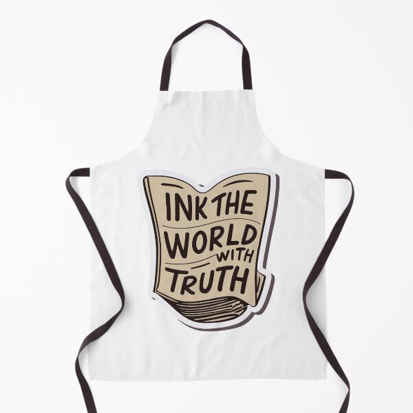 Item preview, Ink the World with Truth - Retro Journalism designed and sold by NiftyWrx.
