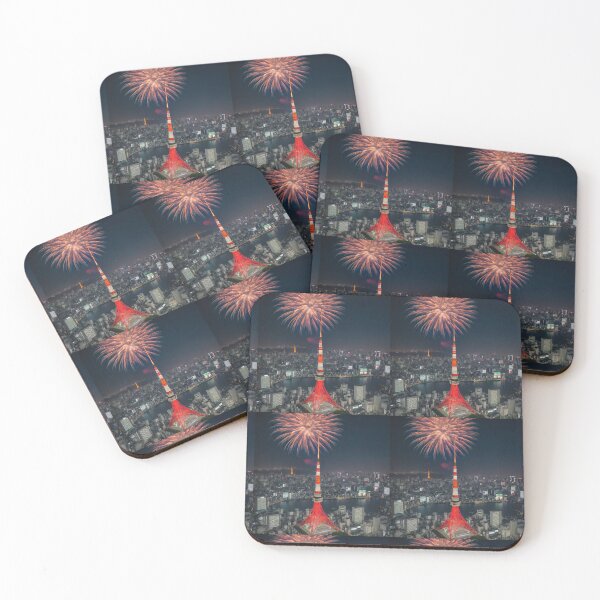 Item preview, Fireworks Above Tokyo designed and sold by Burkae.