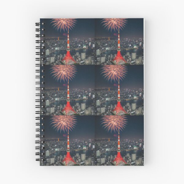 Item preview, Fireworks Above Tokyo designed and sold by Burkae.