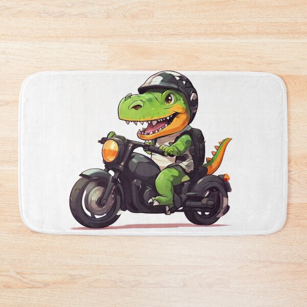 Item preview, Little Dino's Big Adventure (On a Motorcycle!) designed and sold by Colorful-Garden.