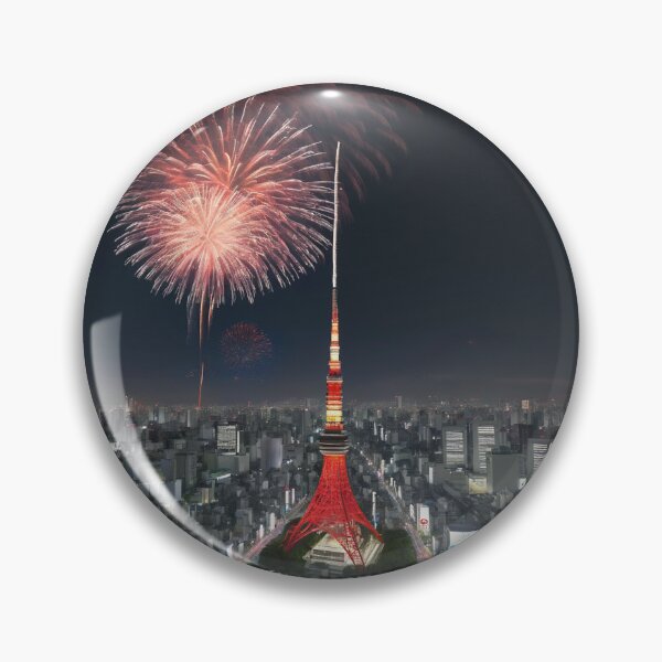 Item preview, Fireworks Above Tokyo designed and sold by Burkae.