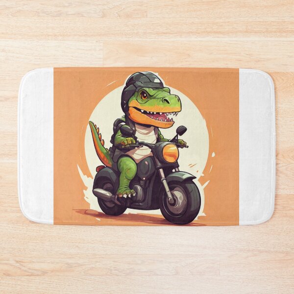 Item preview, Little Dino's Big Adventure (On a Motorcycle!) designed and sold by Colorful-Garden.