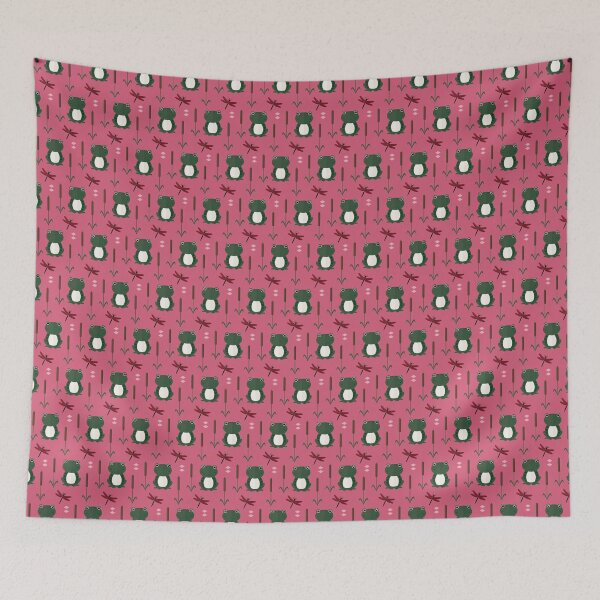 Item preview, Frogs on pink designed and sold by reneesillus.