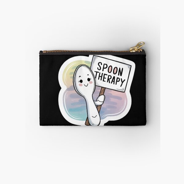 Item preview, Spoon Therapy for Fibromyalgia: A Cute and Funny Journey to Mental Health Awareness designed and sold by BrooklynRhodes.