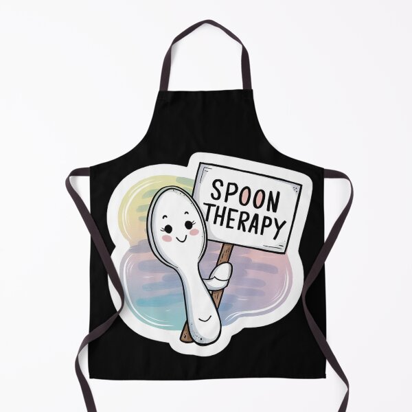 Item preview, Spoon Therapy for Fibromyalgia: A Cute and Funny Journey to Mental Health Awareness designed and sold by BrooklynRhodes.