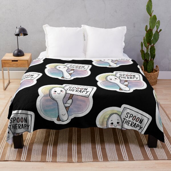 Item preview, Spoon Therapy for Fibromyalgia: A Cute and Funny Journey to Mental Health Awareness designed and sold by BrooklynRhodes.