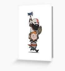 RUN, BOY! Greeting Card