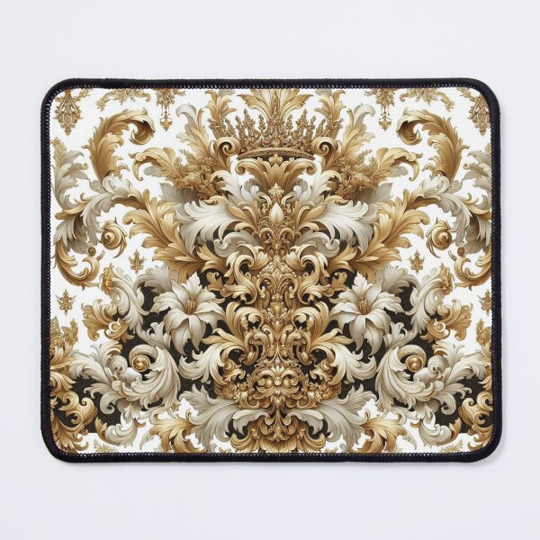 Item preview, White, Gold & Toffee Cream Baroque designed and sold by DesignsByPrnces.