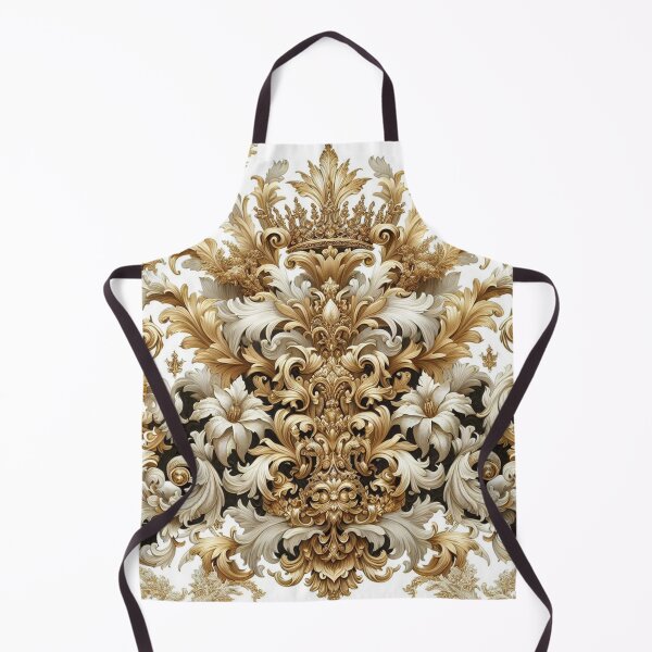 Item preview, White, Gold & Toffee Cream Baroque designed and sold by DesignsByPrnces.