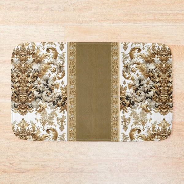 Item preview, White, Gold & Toffee Cream Baroque designed and sold by DesignsByPrnces.