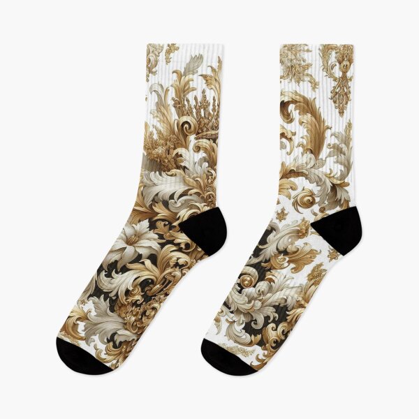 Item preview, White, Gold & Toffee Cream Baroque designed and sold by DesignsByPrnces.