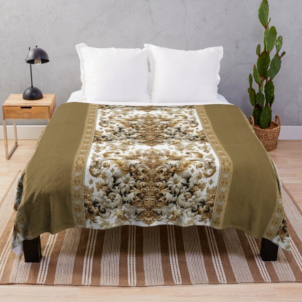 Item preview, White, Gold & Toffee Cream Baroque designed and sold by DesignsByPrnces.