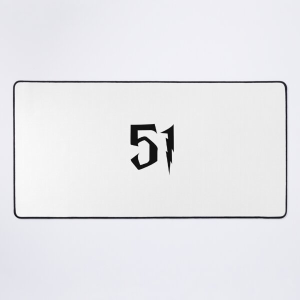 Item preview, 51, fifty one, black, Harry P designed and sold by Numbers-Art.
