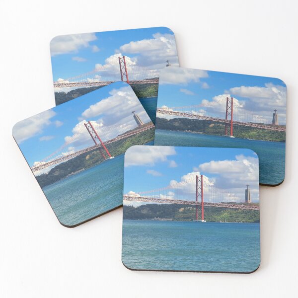 Item preview, Tejo river. Lisbon. The bridge and Cristo Rei designed and sold by Tereza Pilar  Art.