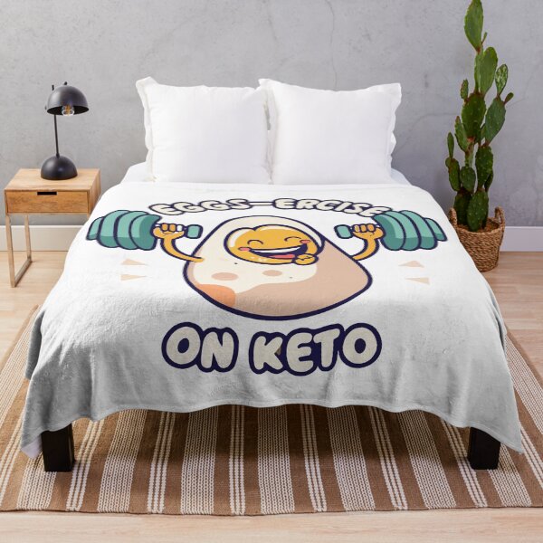 Item preview, Eggs-ercise on Keto - Fitness Enthusiast Comic Character designed and sold by NiftyWrx.