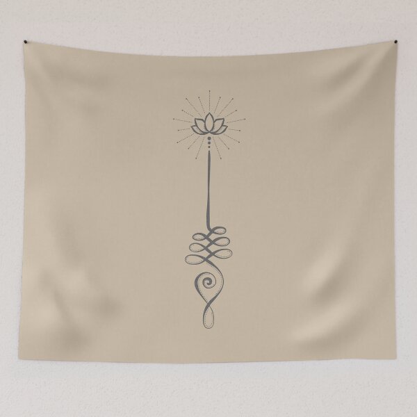 Item preview, Unalome with Plain Background - Dove + Slate designed and sold by Irene Estelle.