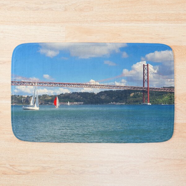 Item preview, Tejo river. Lisbon. The bridge and Cristo Rei designed and sold by Tereza Pilar  Art.