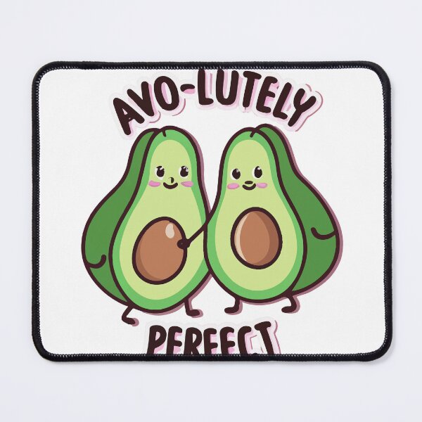 Item preview, Avo-lutely Perfect - Avocado Love Pun designed and sold by NiftyWrx.