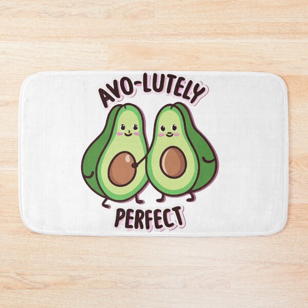 Item preview, Avo-lutely Perfect - Avocado Love Pun designed and sold by NiftyWrx.