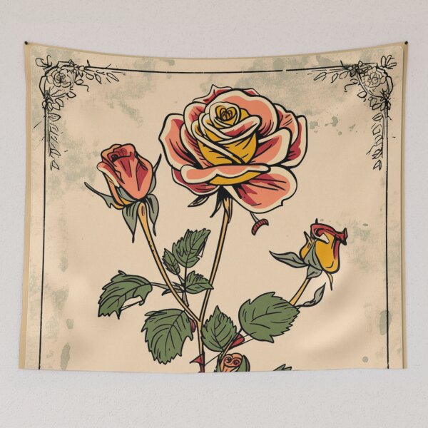 Item preview, Elegance in Bloom: Timeless Rose Illustration designed and sold by plam50.