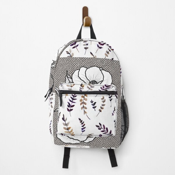 Item preview, White Flower With Leaves Pattern designed and sold by Printhubs123.