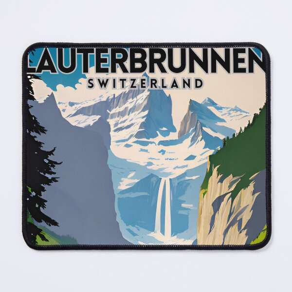 Item preview, Lauterbrunnen Switzerland Travel designed and sold by ArtePosteria.