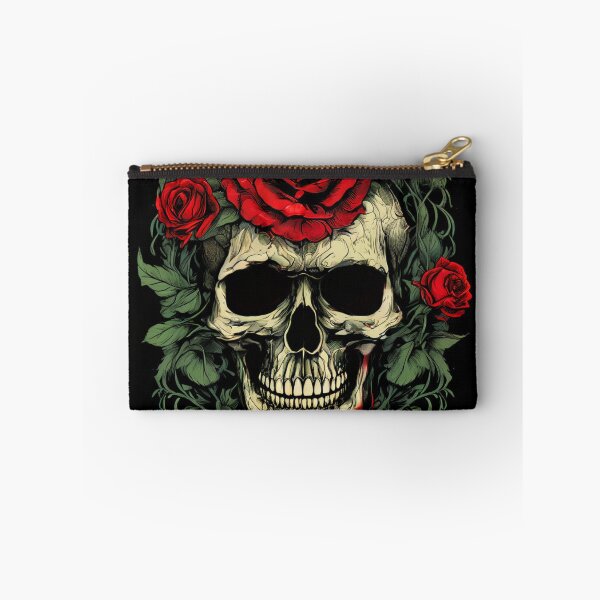 Item preview, Roses & Bones: Vintage Skull and Rose designed and sold by Colorful-Garden.
