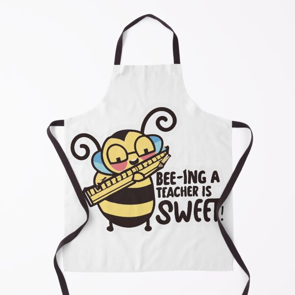 Item preview, Bee-ing a Teacher is Sweet - Cute Bee Pun designed and sold by NiftyWrx.