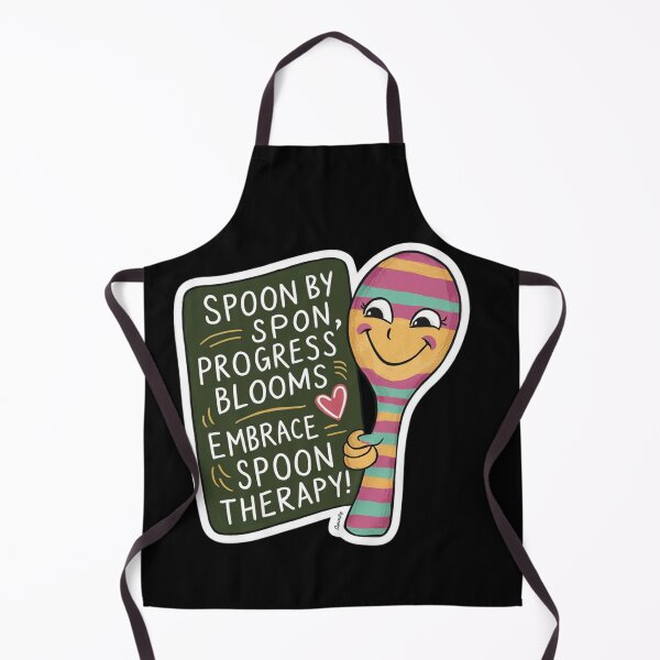 Item preview, Spoon Therapy for Fibromyalgia: Spoon by Spoon, Progress Blooms Embrace Spoon Therapy designed and sold by BrooklynRhodes.