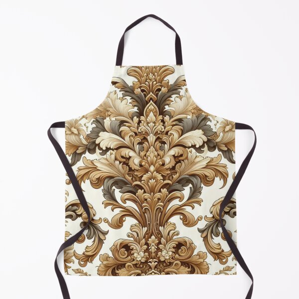 Item preview, White & Toffee Cream Baroque designed and sold by DesignsByPrnces.