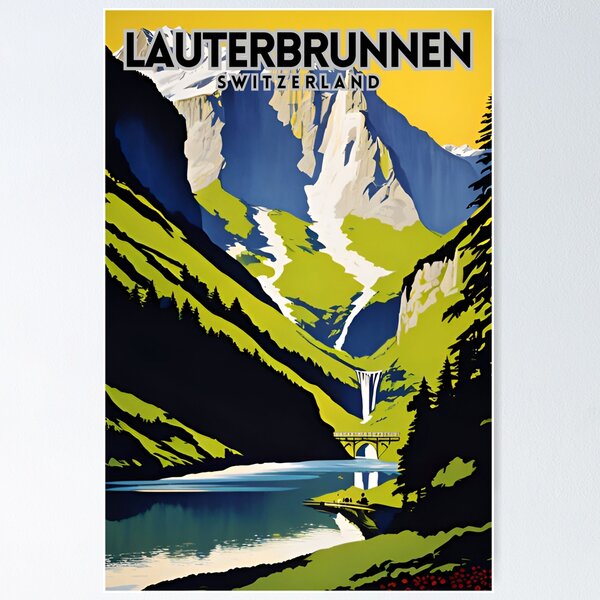 Item preview, Lauterbrunnen designed and sold by ArtePosteria.