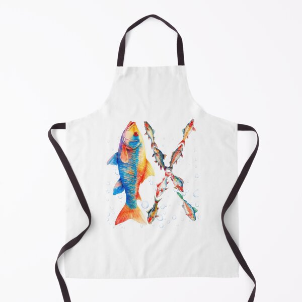 Item preview, Nine Roman number fishes, lucky colorful Carps water color designed and sold by RoseAIArtRhythm.