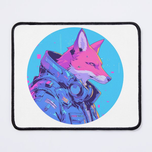 Item preview, Cyber Fox // Aesthetic Fox // Cool Animal // Cyber Animal // Future Animal Art // Animal Warrior // Animal Cute Art // Gaming Aesthetic stickers designed and sold by SMARTKIT  DESIGNAGENCY.