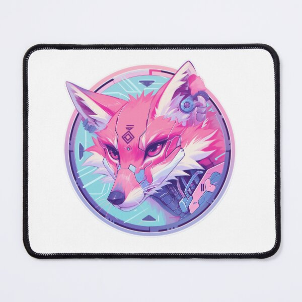 Item preview, Cyber Fox // Aesthetic Fox // Cool Animal // Cyber Animal // Future Animal Art // Animal Warrior // Animal Cute Art // Gaming Aesthetic stickers designed and sold by SMARTKIT  DESIGNAGENCY.