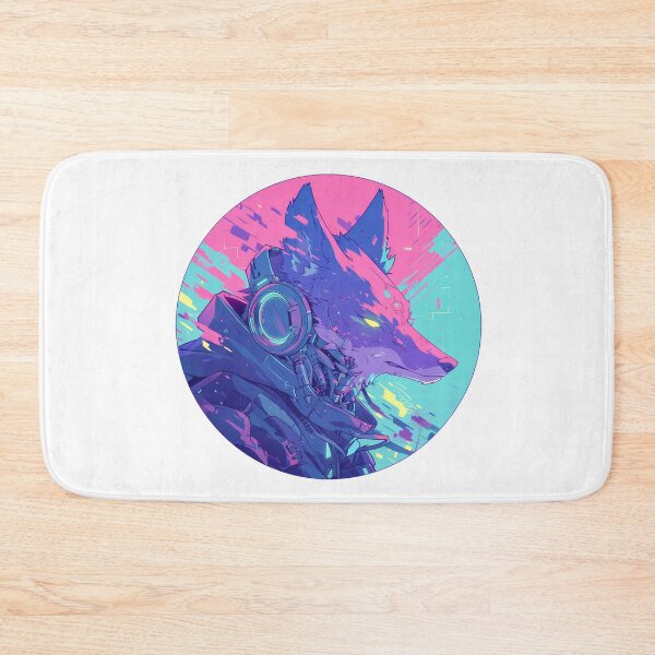 Item preview, Cyber Fox // Aesthetic Fox // Cool Animal // Cyber Animal // Future Animal Art // Animal Warrior // Animal Cute Art // Gaming Aesthetic stickers designed and sold by SMARTKIT  DESIGNAGENCY.