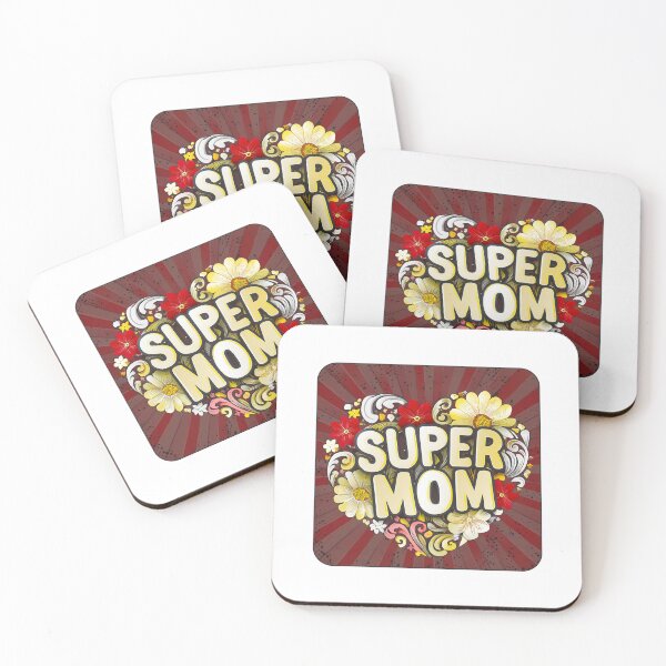 Item preview, Vintage Super Mom - A retro heart full of flowers for Mother's Day designed and sold by pod24.
