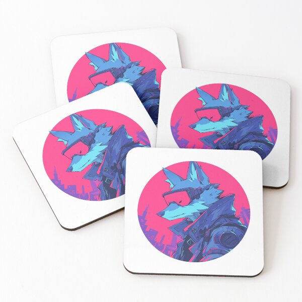 Item preview, Cyber Fox // Aesthetic Fox // Cool Animal // Cyber Animal // Future Animal Art // Animal Warrior // Animal Cute Art // Gaming Aesthetic stickers designed and sold by SMARTKIT  DESIGNAGENCY.