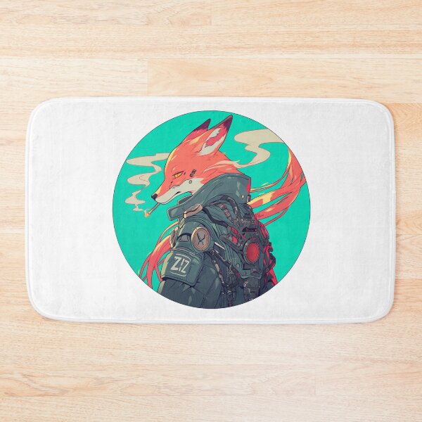 Item preview, Cyber Fox // Aesthetic Fox // Cool Animal // Cyber Animal // Future Animal Art // Animal Warrior // Animal Cute Art // Gaming Aesthetic stickers designed and sold by SMARTKIT  DESIGNAGENCY.