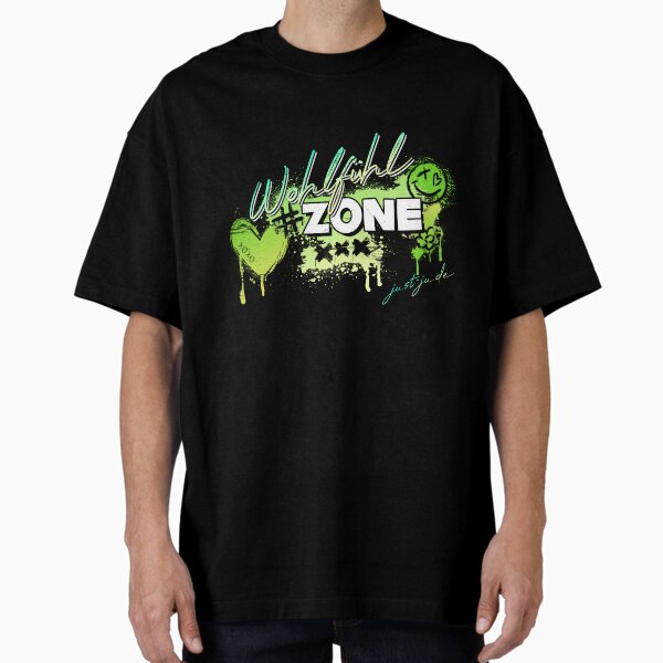 Wohlfühlzone - grün Oversized T-Shirt