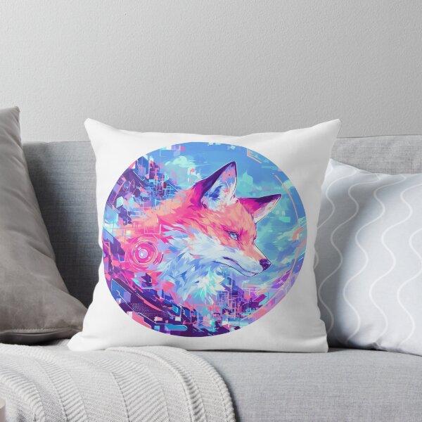 Item preview, Cyber Fox // Aesthetic Fox // Cool Animal // Cyber Animal // Future Animal Art // Animal Warrior // Animal Cute Art // Gaming Aesthetic stickers designed and sold by SMARTKIT  DESIGNAGENCY.
