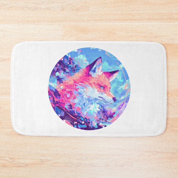 Item preview, Cyber Fox // Aesthetic Fox // Cool Animal // Cyber Animal // Future Animal Art // Animal Warrior // Animal Cute Art // Gaming Aesthetic stickers designed and sold by SMARTKIT  DESIGNAGENCY.