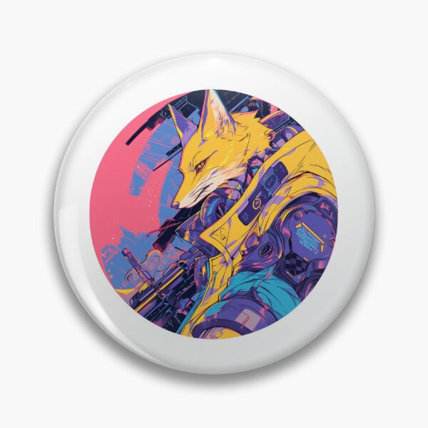 Item preview, Cyber Fox // Aesthetic Fox // Cool Animal // Cyber Animal // Future Animal Art // Animal Warrior // Animal Cute Art // Gaming Aesthetic stickers designed and sold by SMARTKIT  DESIGNAGENCY.