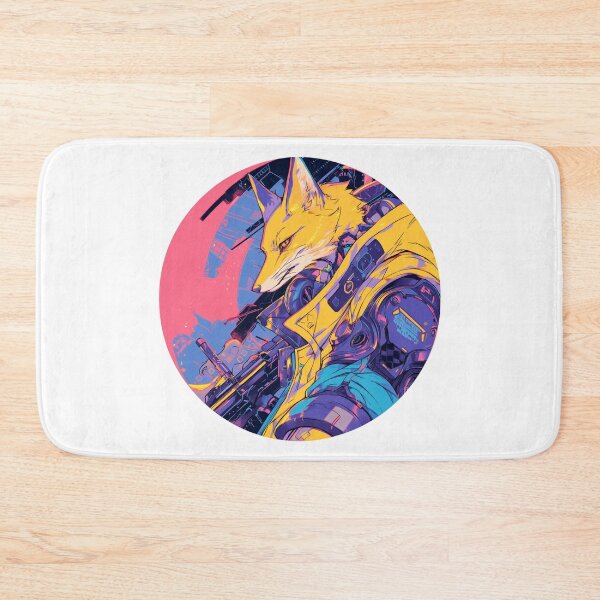 Item preview, Cyber Fox // Aesthetic Fox // Cool Animal // Cyber Animal // Future Animal Art // Animal Warrior // Animal Cute Art // Gaming Aesthetic stickers designed and sold by SMARTKIT  DESIGNAGENCY.