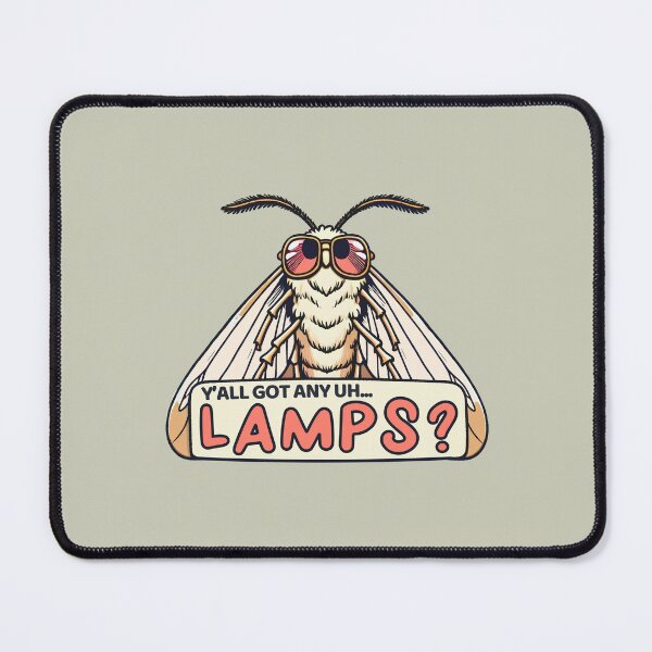 Item preview, Poodle Moth Y'all Got Any Lamps designed and sold by HowToCanadian.