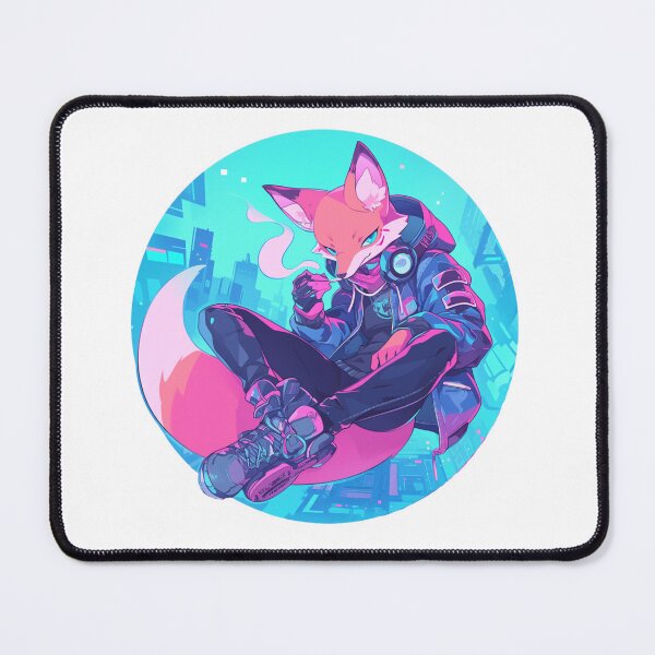 Item preview, Cyber Fox // Aesthetic Fox // Cool Animal // Cyber Animal // Future Animal Art // Animal Warrior // Animal Cute Art // Gaming Aesthetic stickers designed and sold by SMARTKIT  DESIGNAGENCY.