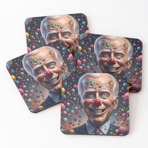 Item preview, Colorful Joe Biden caricature Clown designed and sold by PolincTees.