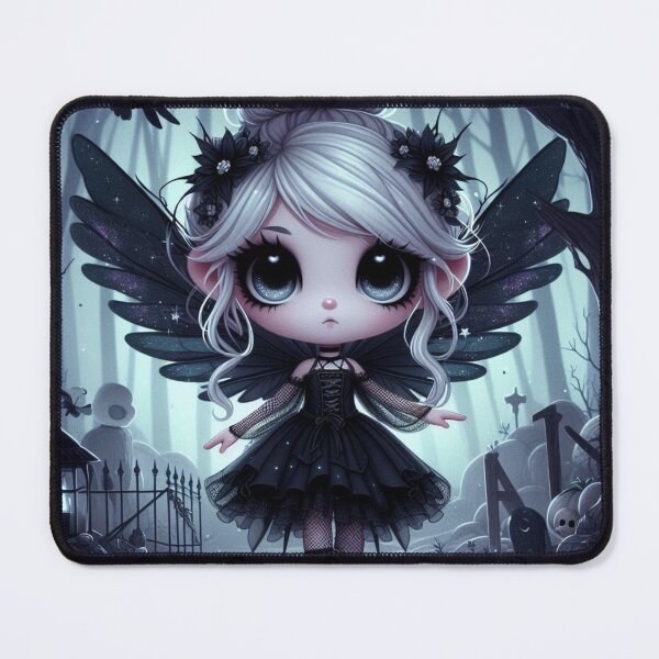 Artikelvorschau, a cute animated gothic fairy, in a haunted forest 2 entworfen und verkauft von NightmareDream.