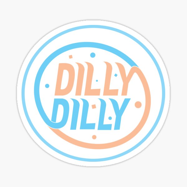 DILLY PHILLY Sticker for Sale by MrKayDeeBee